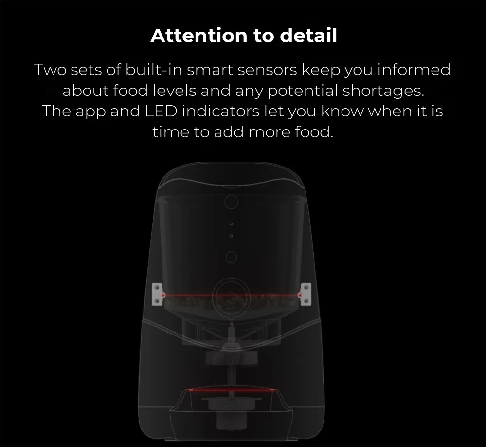 Petoneer Nutri Vision PF007 Smart Pet Food Dispenser – 3.7 L, Camera, Voice Control – detail 1