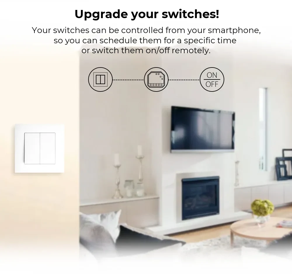 Sonoff Dual R3 Lite 2-Channel Wi-Fi Smart Relay with Scheduling – 2.4 GHz – detail 2