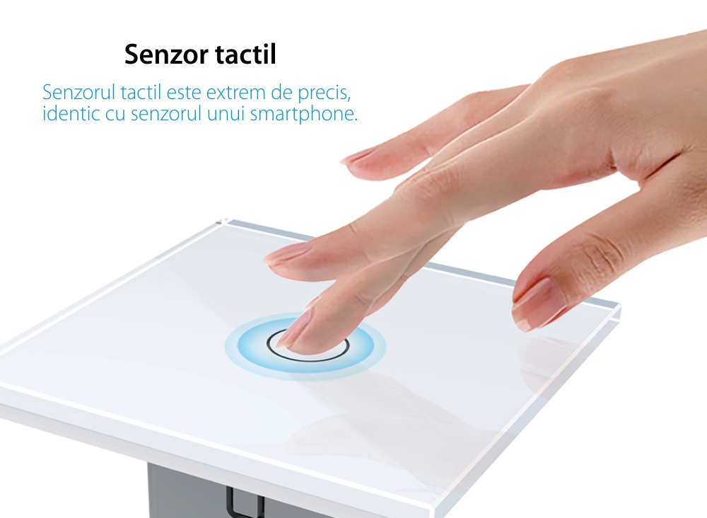 Intrerupator Simplu Wireless cu Touch LIVOLO – Serie Noua