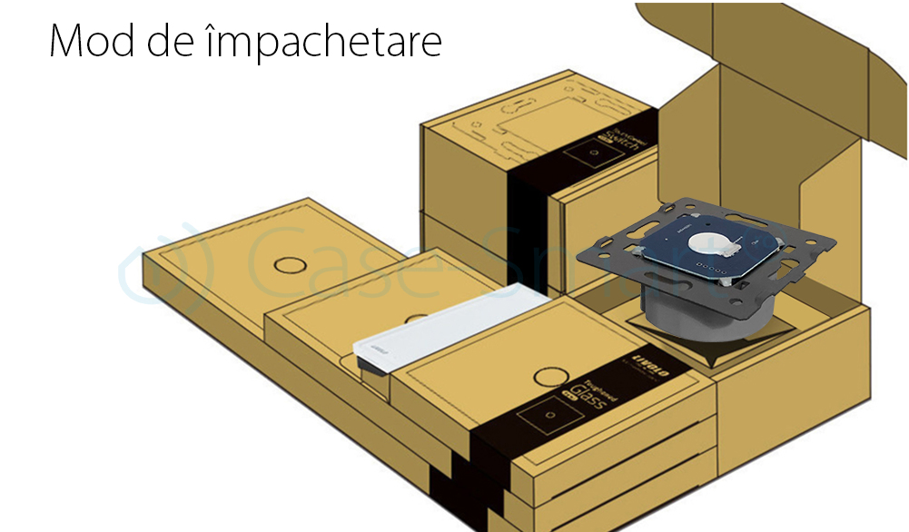 Modul intrerupator wireless cu variator cu touch LIVOLO