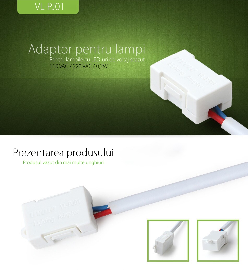 Adaptor anti-licarire bec cu LED <15W VL-PJ01