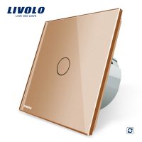 Intrerupator cu revenire Livolo cu touch din sticla