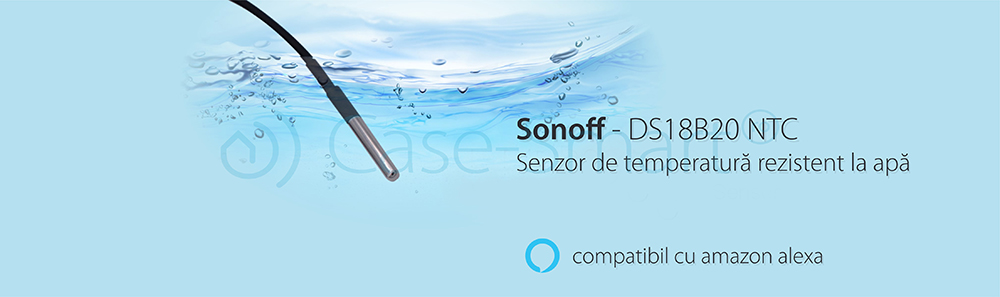 Senzor de temperatura rezistent la apa Sonoff