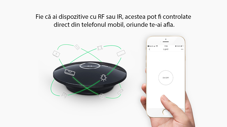 Hub inteligent cu functie de Telecomanda universala, Hub Allone Pro Orvibo – Resigilat