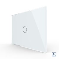 Intrerupator simplu wireless cu touch Livolo din sticla – standard italian