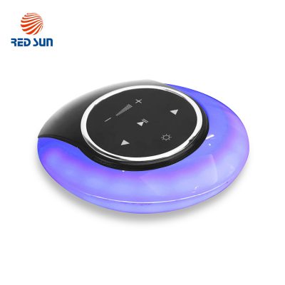 Boxa portabila Red Sun Moon Bay cu lampa cu LED, Bluetooth 4.0, RS-WBSL-07 culoare albastra