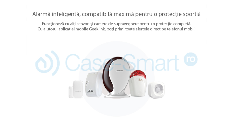 Sirena inteligenta wireless Geeklink