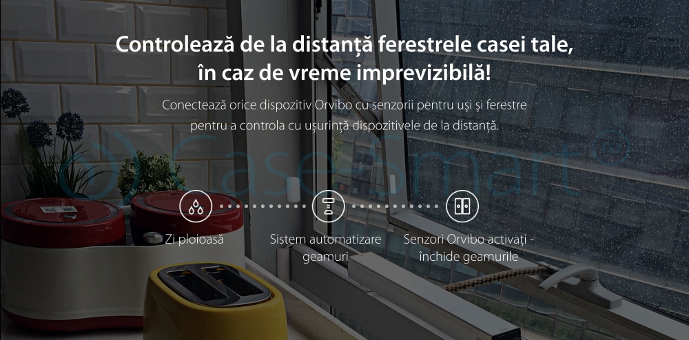 Senzor pentru usi si ferestre Orvibo, protocol ZigBee