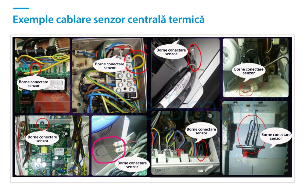 Termostat pentru centrala termica pe gaz si incalzire in pardoseala BeOK BOT-323W