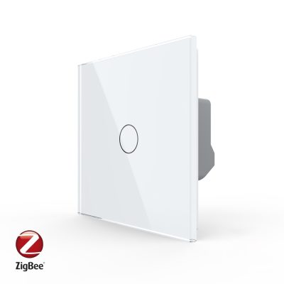 Intrerupator Simplu cu Touch Livolo din Sticla, Zigbee – Serie Noua