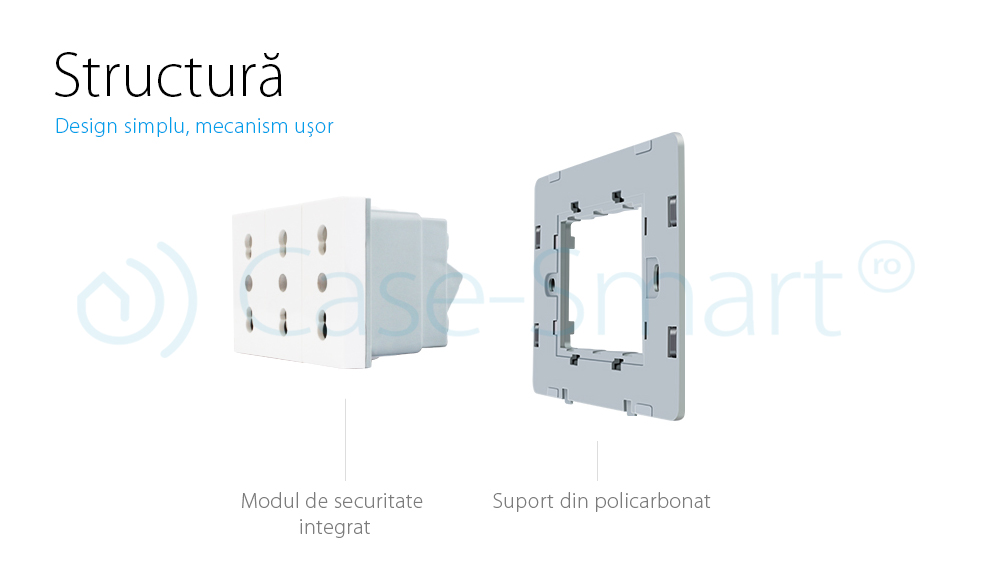 Modul priza tripla LIVOLO standard italian