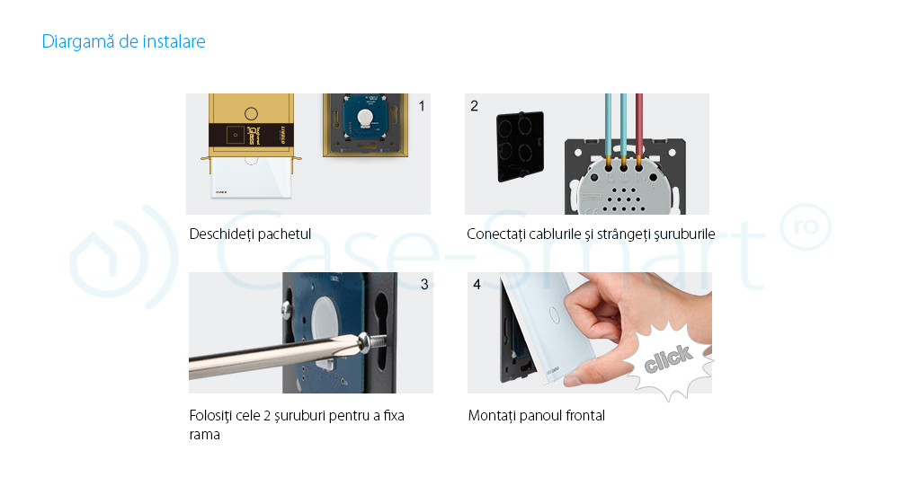 Termostat Livolo pentru sisteme de incalzire electrice