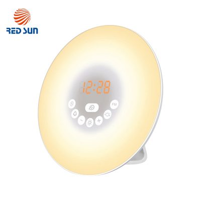 Lampa inteligenta cu alarma si radio FM RedSun – 6638D