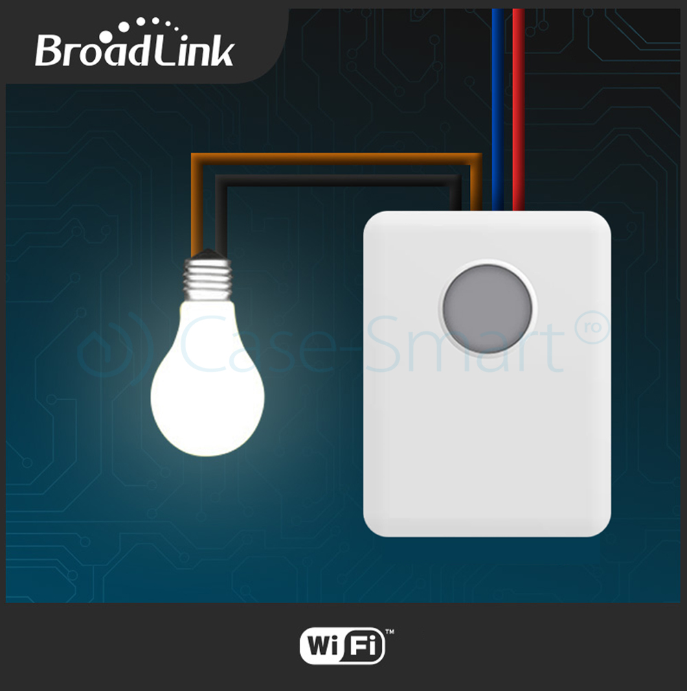 Releu WiFi BroadLink SCB1E, Functie de monitorizare consum energie, Programare interval functionare, Creare scene functionare, Timer, Control de pe telefonul mobil