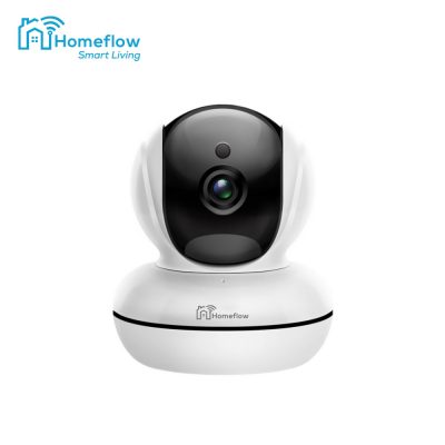 Camera de supraveghere wireless rotativa Homeflow C-6001, Comunicare bidirectionala, Detectie miscare, Inregistrare, Control de pe telefonul mobil