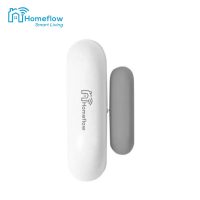 Senzor de contact pentru usi si ferestre Wireless Homeflow S-2001, Compatibil cu Google Assistant si Amazon Alexa