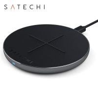 Incarcator Wireless Fast Charge Satechi, 10W, Certificat QI culoare gri