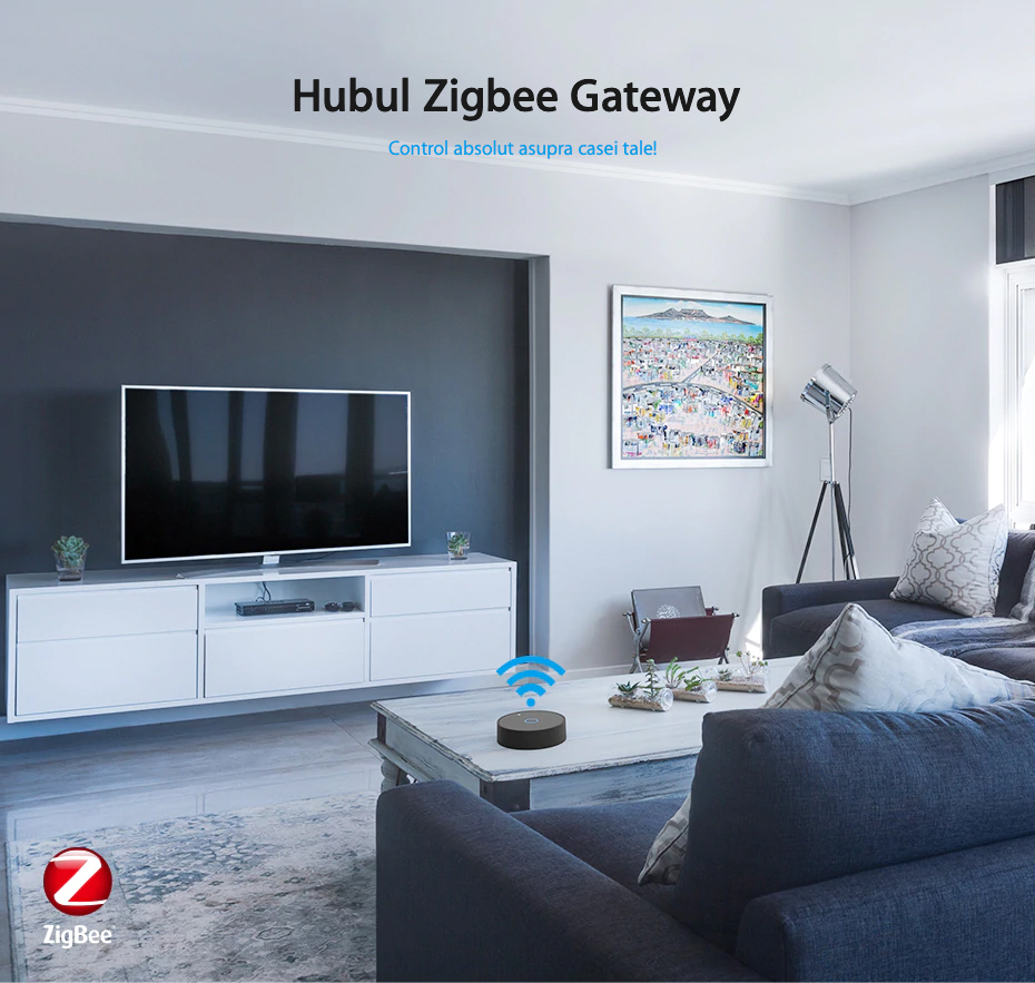 Hub Livolo ZigBee Control WiFi & Din aplicatie