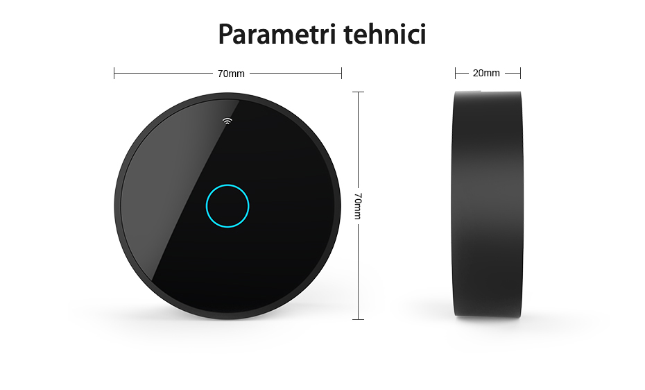 Hub Livolo ZigBee Control WiFi & Din aplicatie