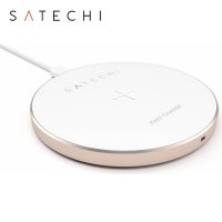 Incarcator Wireless Fast Charge Satechi, 10W, Certificat QI culoare roz