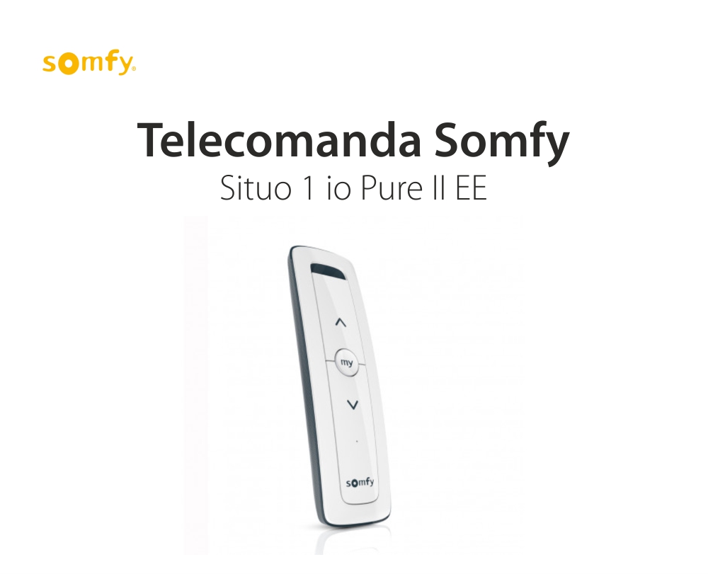 Telecomanda Situo 1 io Pure II EE, Functie auto / manual, Compatibil cu io-homecontrol