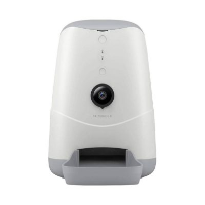 Dispenser smart pentru hrana animalelor de companie Petoneer Nutri Vision, 3.7 L, Camera, Control Vocal