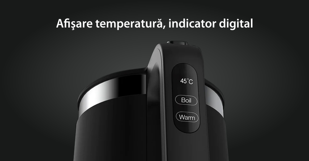 Fierbator apa Viomi Smart Kettle V-SK152, Bluetooth 4.0, 1800W, 1.5L – Resigilat