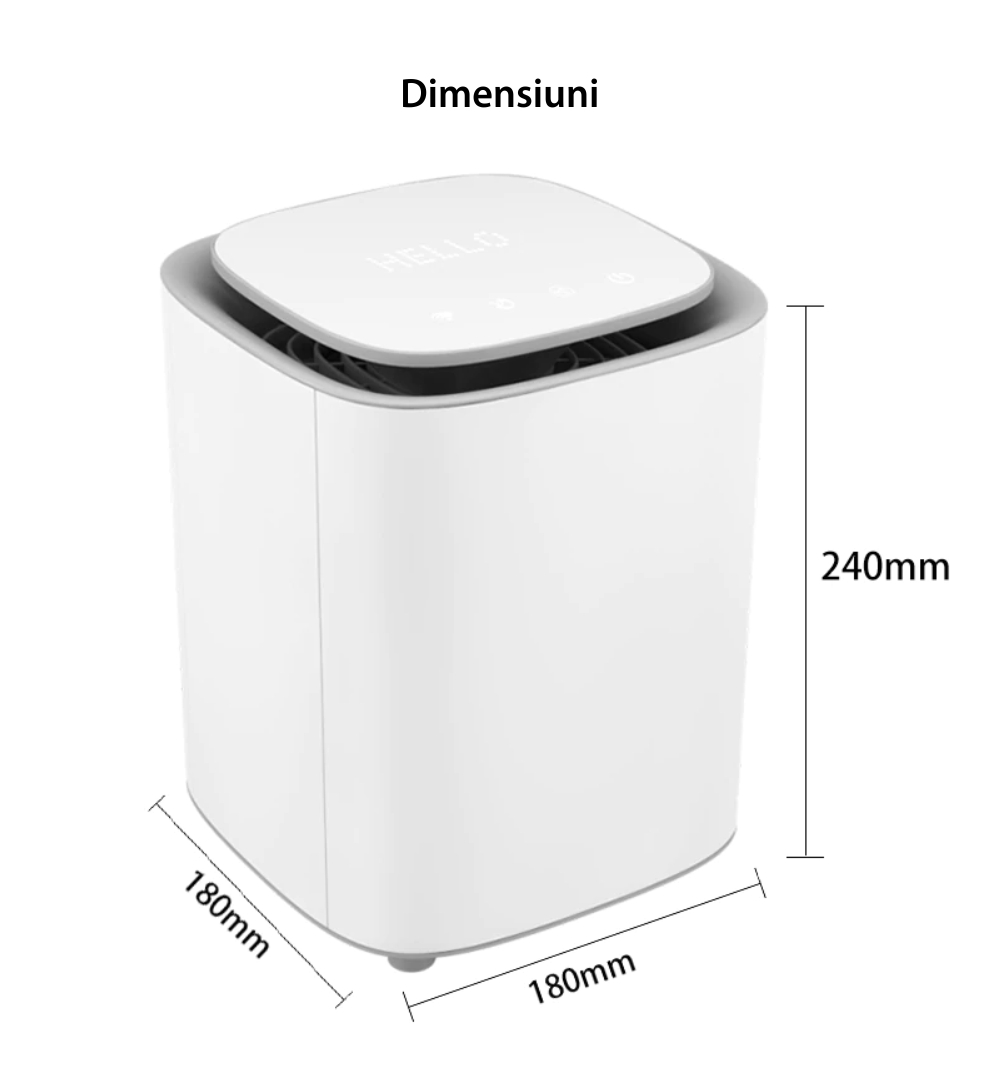 Purificator de aer inteligent Petoneer AirMaster, Panou LED, Wireless, Control aplicatie