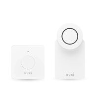 Pachet Nuki Combo 3.0, Include Nuki Smart Lock 3.0 si Nuki Bridge, Control de la distanta prin aplicatie