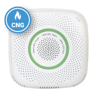 Senzor detector de gaz natural comprimat Shelly Gas CNG, Wireless, Alarma 70 dB, Notificari aplicatie