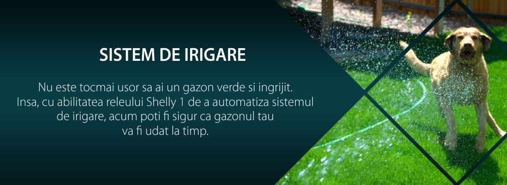 Releu inteligent pentru automatizari Shelly 1, Wi-Fi, Control aplicatie, Compatibil cu Amazon Alexa & Google Assistant