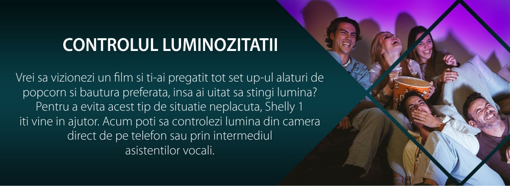 Releu inteligent pentru automatizari Shelly 1, Wi-Fi, Control aplicatie, Compatibil cu Amazon Alexa & Google Assistant