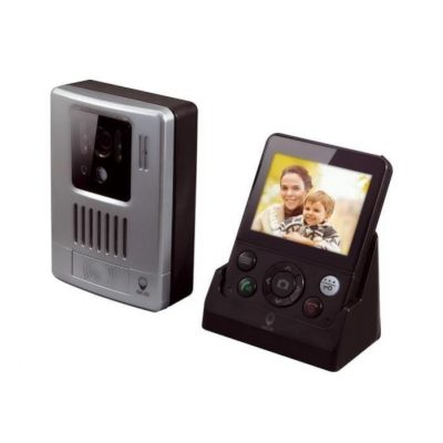 Videointerfon wireless SCS Sentinel WDP-200, Ecran 3.5 inch, Detectie miscare, Captura foto, Distanta transmisie 200 m