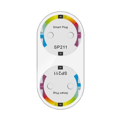 Priza smart dubla Gosund SP211, Control prin aplicatie, Programare si timer Putere max. 3680 W, Curent 16 A