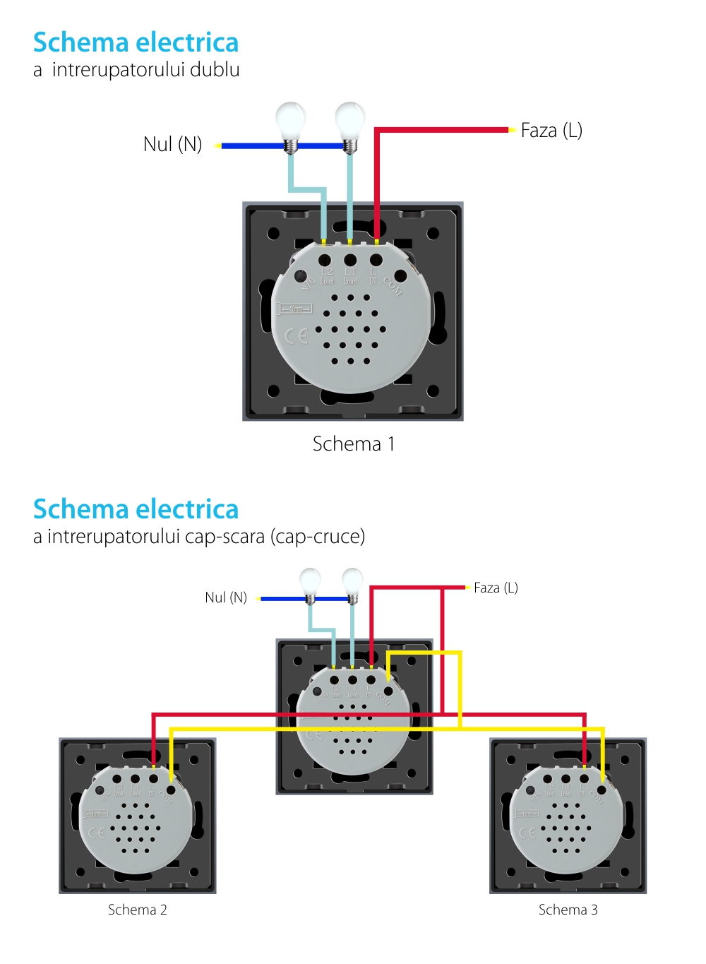 Intrerupator simplu cap scara / cap cruce ZigBee + priza simpla Livolo ZigBee, Rama din sticla, Control de pe telefon