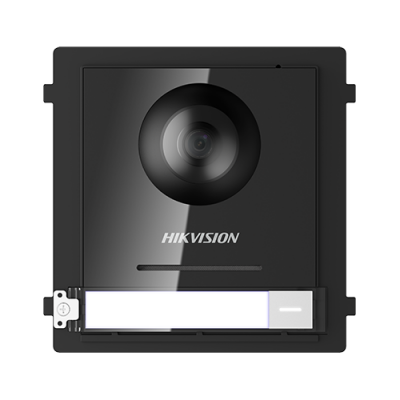 Modul master pentru interfonie modulara HIKVISION DS-KD8003-IME1, Camera FishEye 2MP, Buton apel, Buton acces