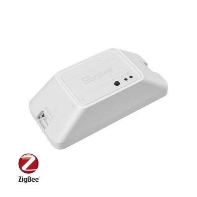 Releu wireless Sonoff Basic R3, Protocol ZigBee, Control aplicatie, Compatibil cu asistenti vocali