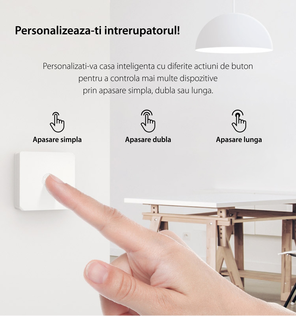 Comutator inteligent wireless Sonoff, Protocol ZigBee, Control aplicatie