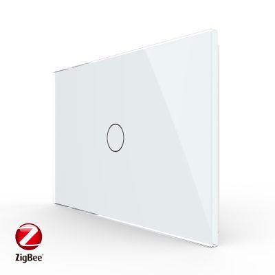 Intrerupator simplu cu touch Livolo din sticla, standard Italian, protocol ZigBee – Serie noua