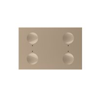 Modul intrerupator cvadruplu cu touch Livolo standard Italian, Serie noua culoare aurie