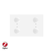 Modul intrerupator cvadruplu cu touch Livolo, protocol ZigBee, standard Italian, Serie noua