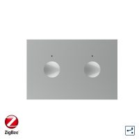 Modul intrerupator dublu cap scara / cruce cu touch Livolo standard Italian, protocol ZigBee, Serie noua