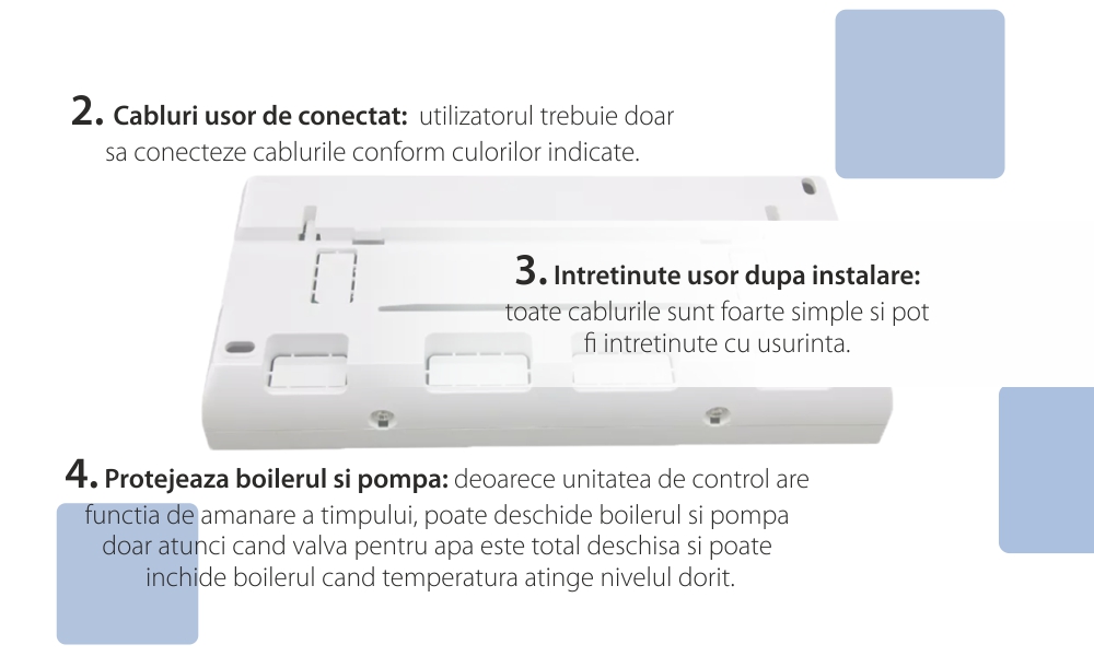 Unitate de control Wireless pentru sistemul de incalzire in pardoseala BeOk CCT-10-X