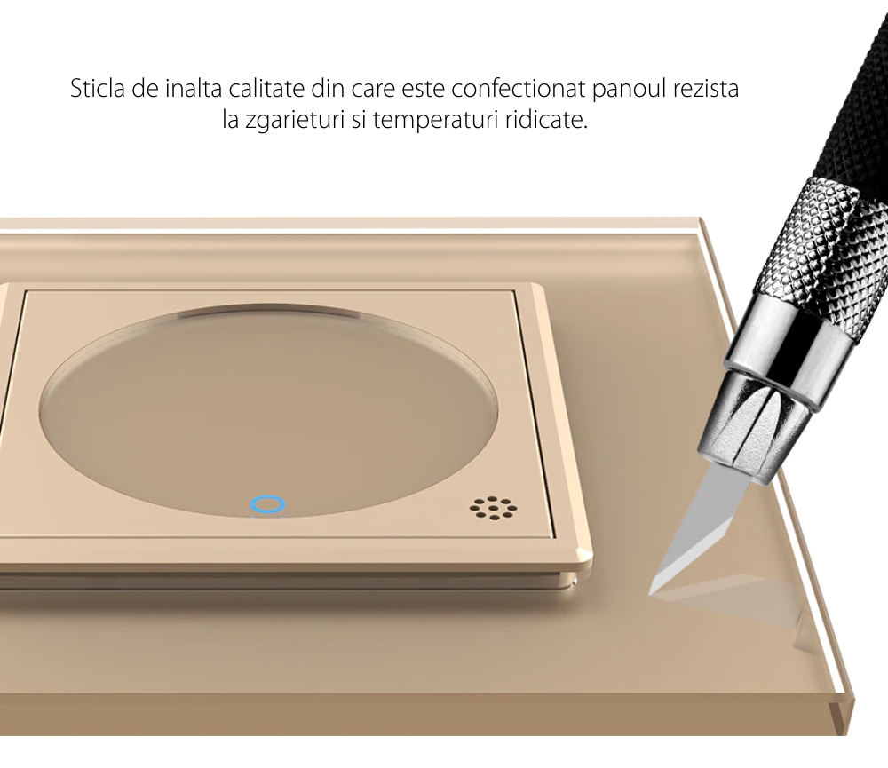 Modul termostat Livolo pentru sisteme de incalzire electrice – Serie noua