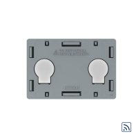 Modul intrerupator dublu wireless cu touch Livolo, standard Italian