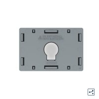 Modul intrerupator simplu cap scara / cruce cu touch Livolo, standard Italian