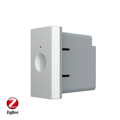 Modul intrerupator simplu cu touch Livolo 1M, protocol ZigBee, standard Italian, Serie noua culoare gri