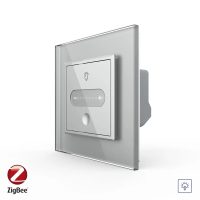 Intrerupator Simplu cu Variator Livolo cu Rama din Sticla, ZigBee – Serie Noua