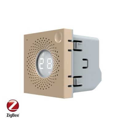 Modul Senzor de Temperatura si Umiditate Livolo, ZigBee culoare aurie