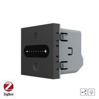 Modul Intrerupator Simplu Cap Scara / Cruce cu Variator Livolo, ZigBee – Serie Noua culoare neagra